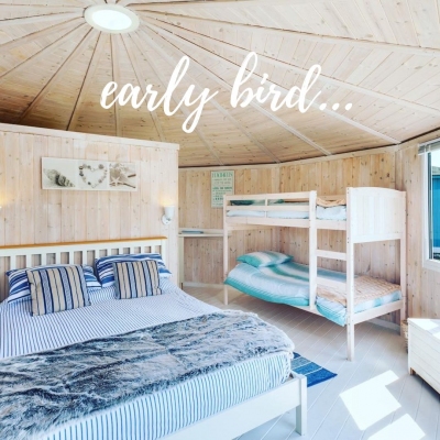 Earlybird discount launched at Coastal Cabins