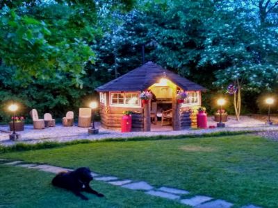 Somerset Garden Yurt and Gypsy Caravan 